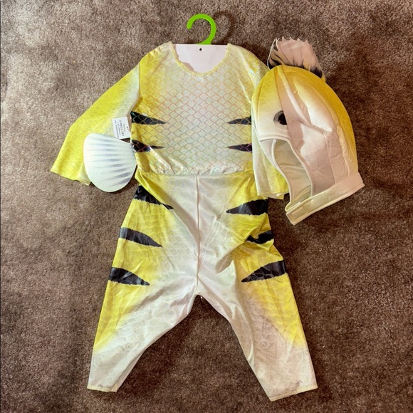 Disneys The Little Mermaid Flounder Halloween Costume infant toddler baby unisex - Picture 3 of 8